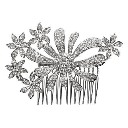 Flora Crystal Comb