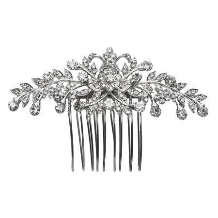 Victorian Crystal Comb