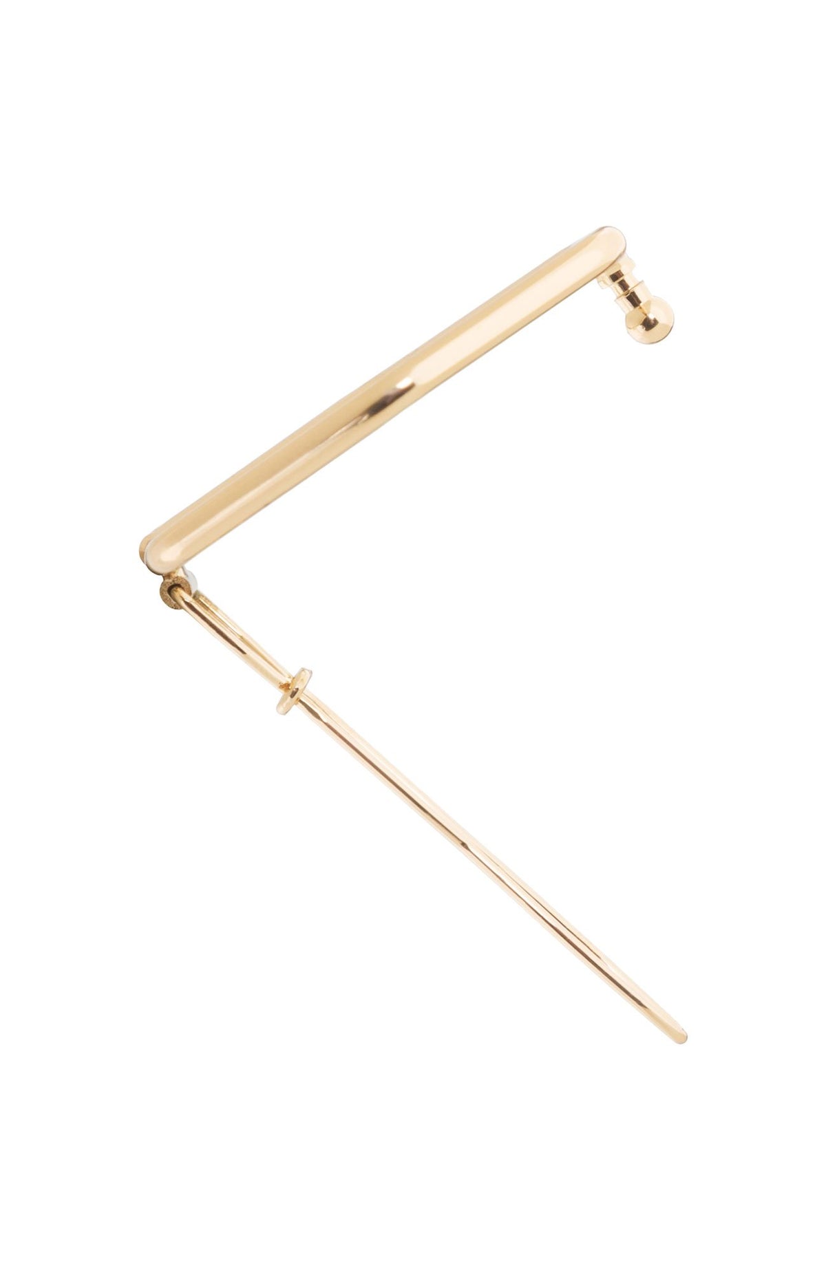 Metal Hexagon Tige Boule Barrette