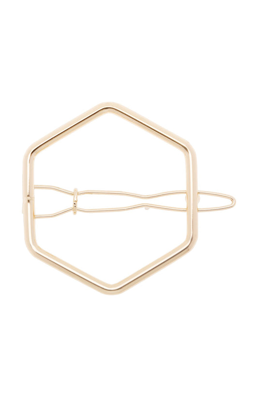 Metal Hexagon Tige Boule Barrette