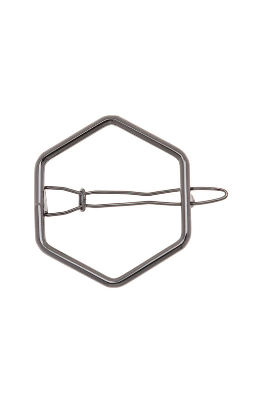 Metal Hexagon Tige Boule Barrette