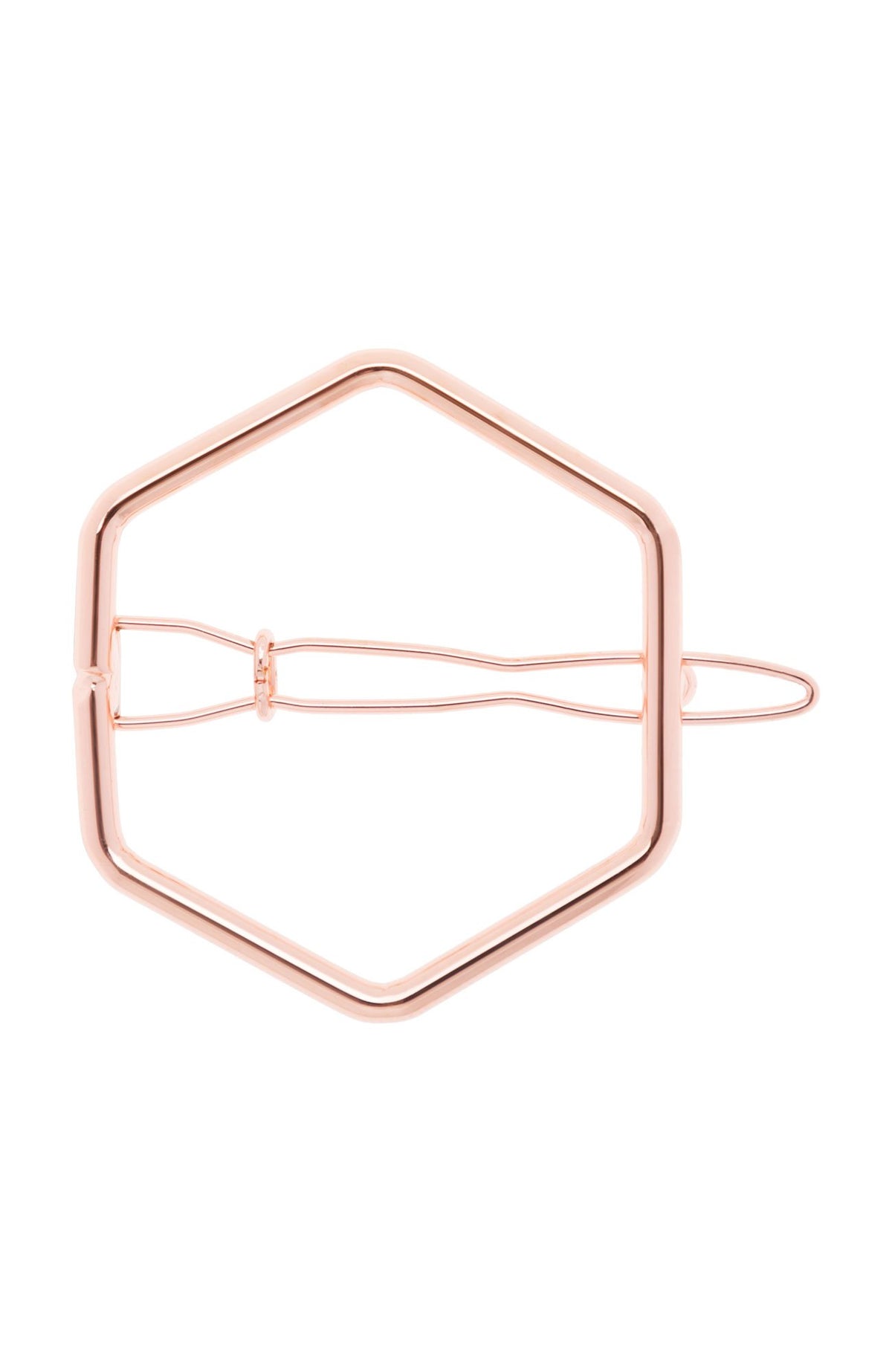 Metal Hexagon Tige Boule Barrette