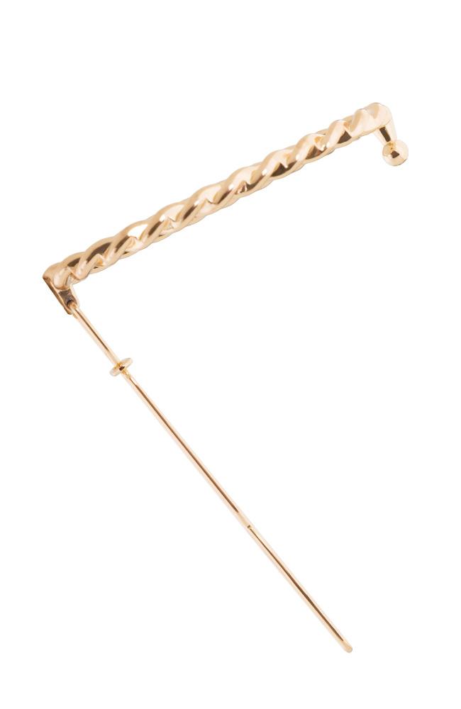 Braided Tige Boule Barrette