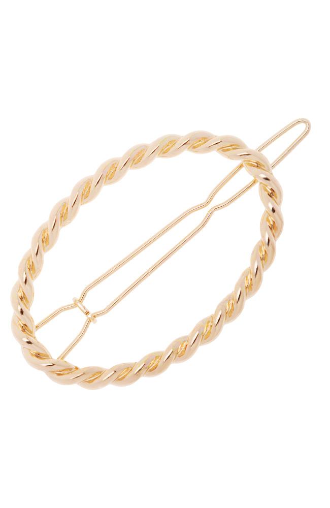 Braided Tige Boule Barrette