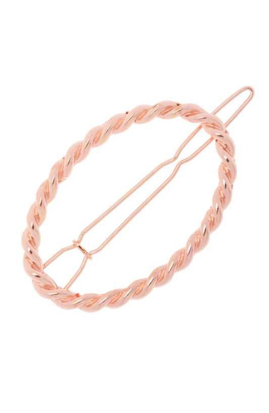 Braided Tige Boule Barrette
