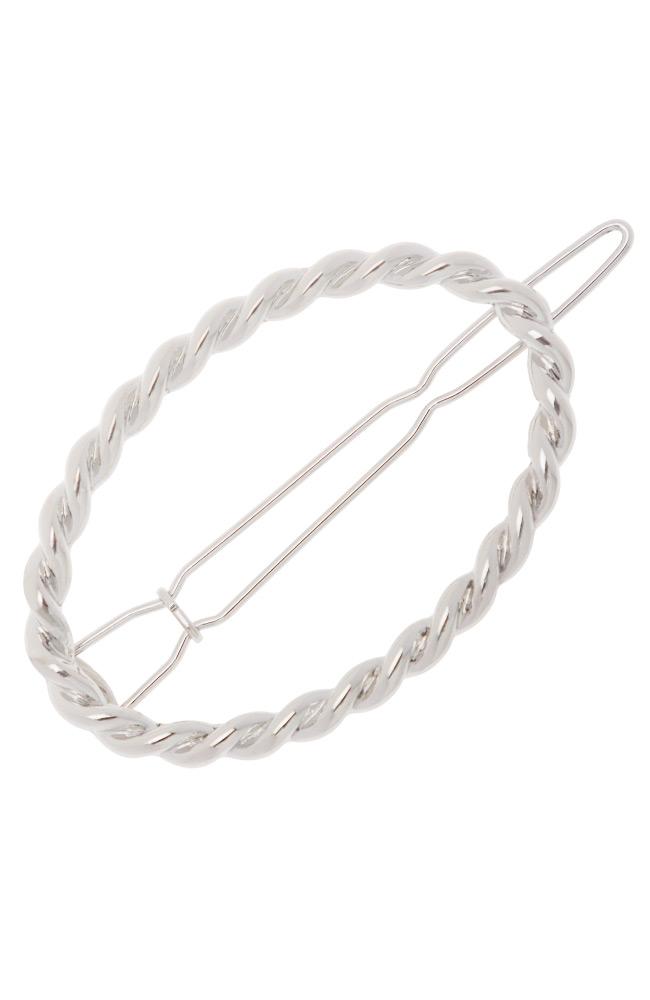 Braided Tige Boule Barrette