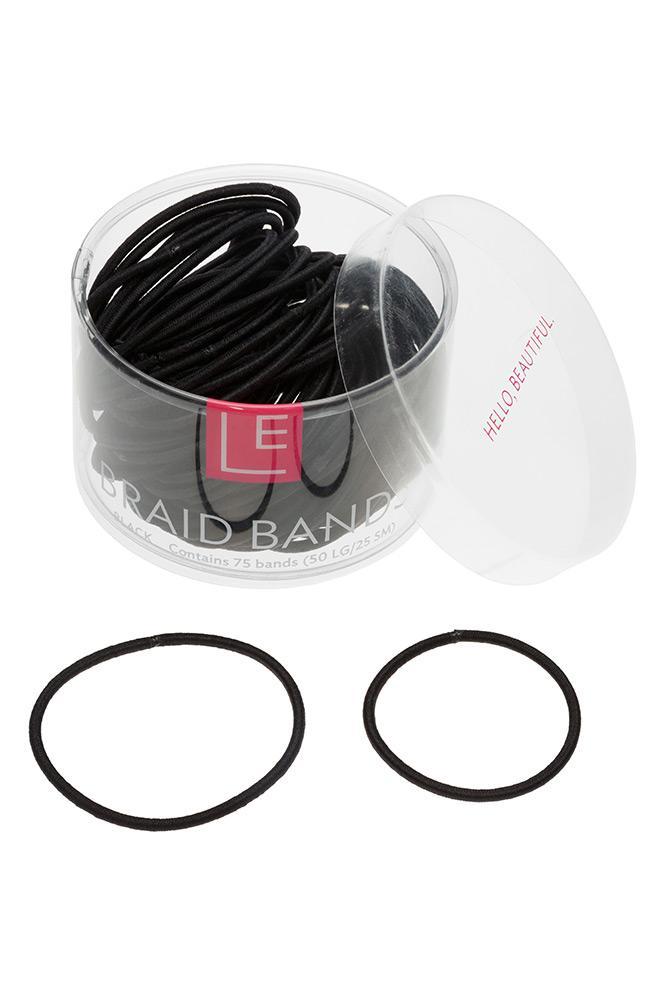Hair bands, small and large, black