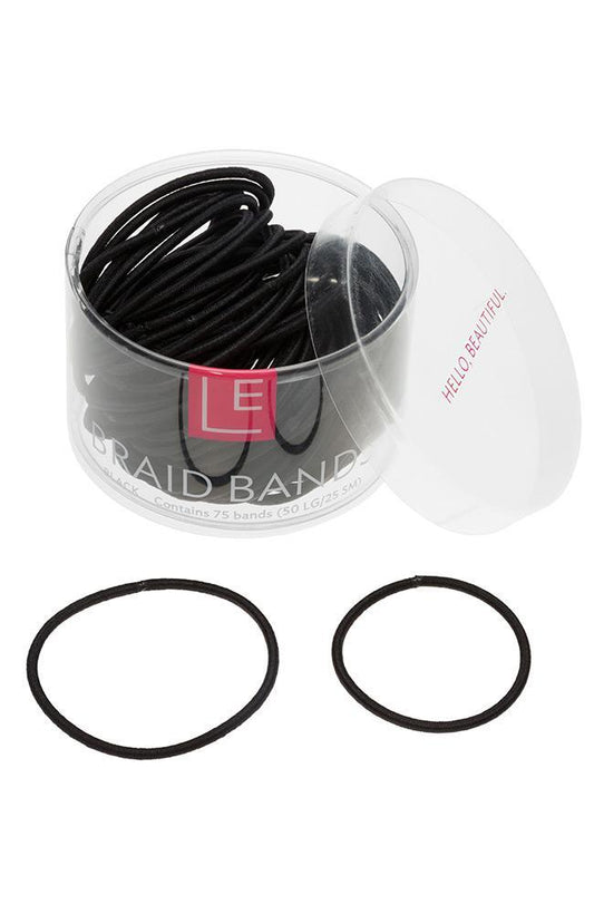 Hair bands, small and large, black