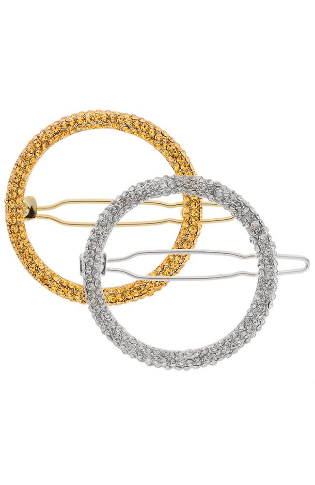 Elsa Crystal Tige Boule Barrette