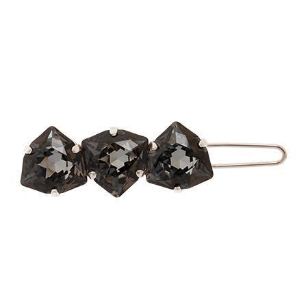 Triple Crystal Tige Boule Barrette