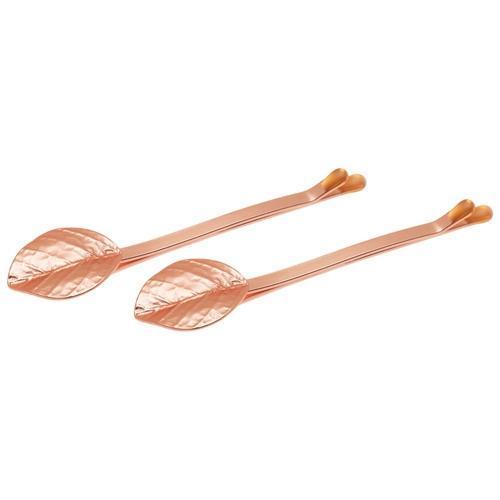 Leaf Bobby Pin Pair - Matte