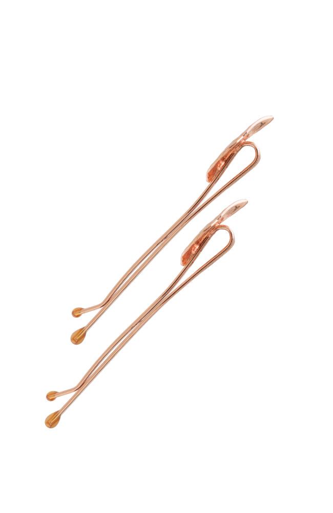 Leaf Bobby Pin Pair