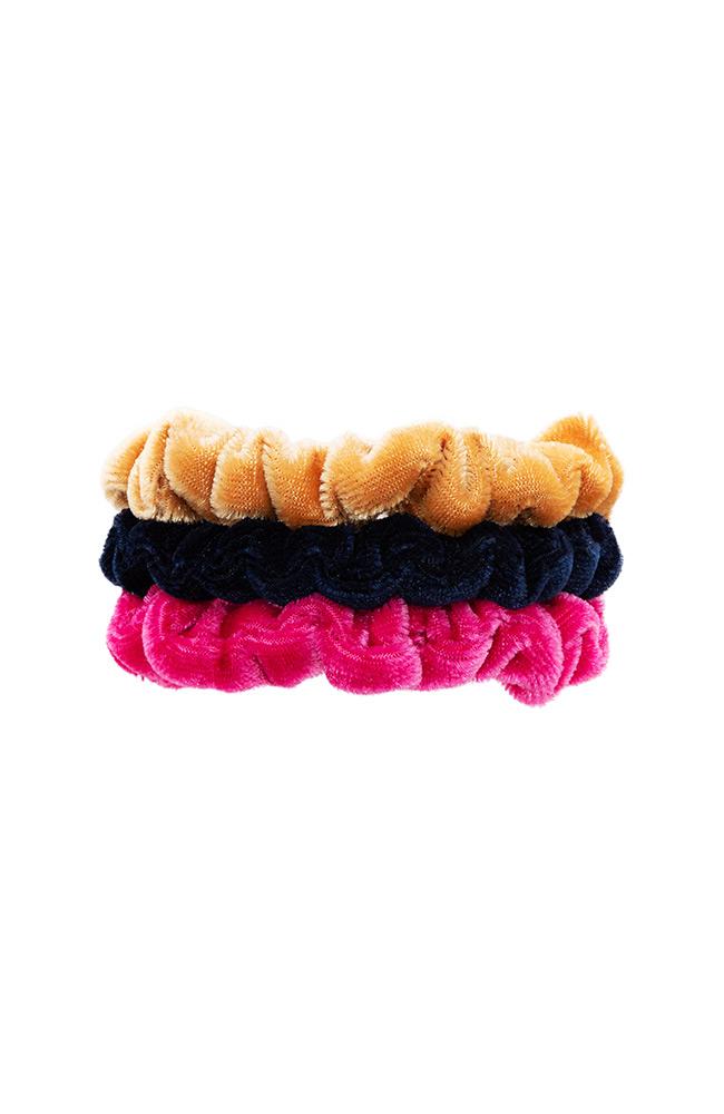 Velvet Small Scrunchies 3-Pack