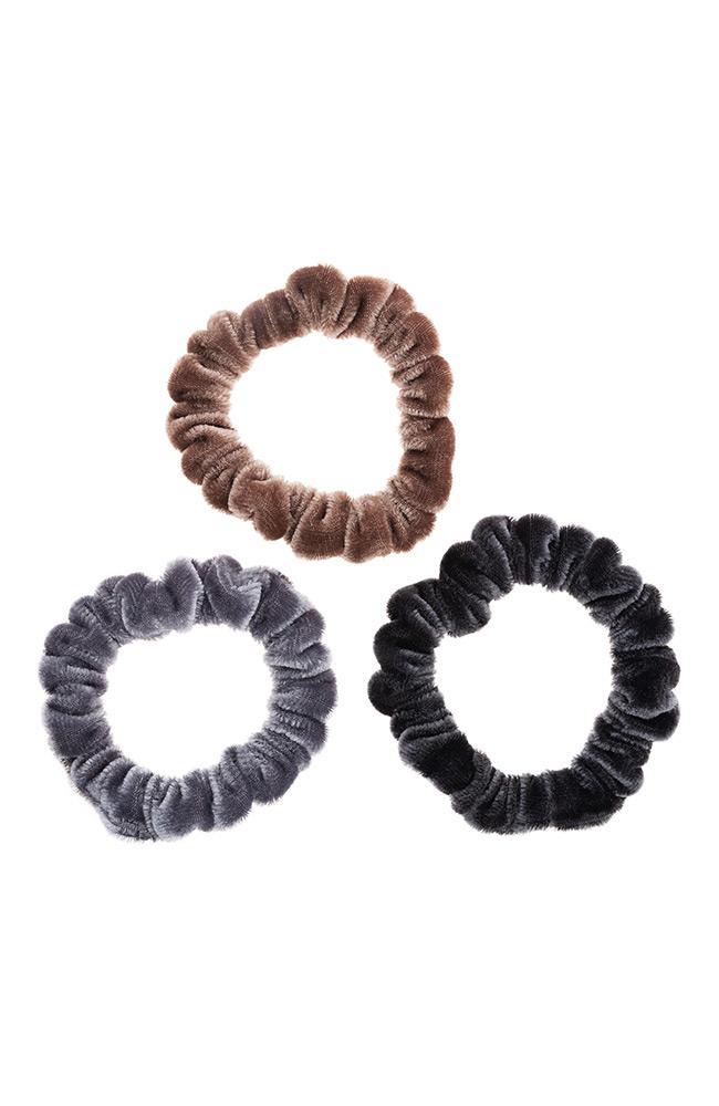 Velvet Small Scrunchies 3-Pack