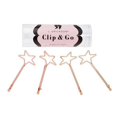 Star Bobby Pin Clip & Go 4-Pack