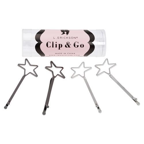 Star Bobby Pin Clip & Go 4-Pack