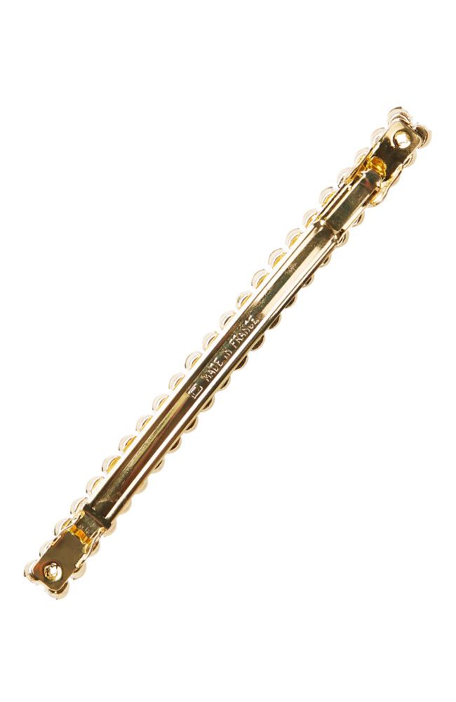 Double Crystal Long and Skinny Barrette