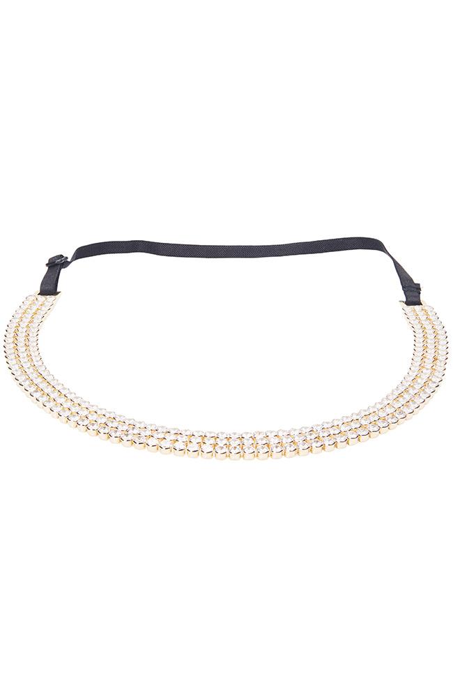 Triple Crystal Headwrap