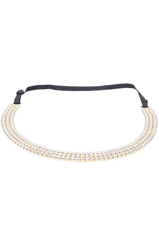 Triple Crystal Headwrap