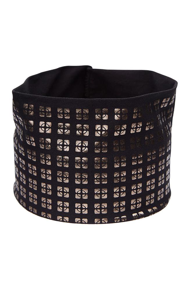 Metallic Geo Print Headwrap
