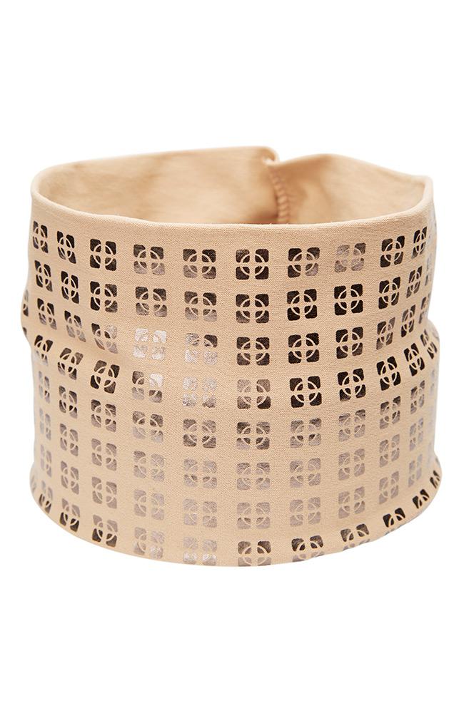 Metallic Geo Print Headwrap
