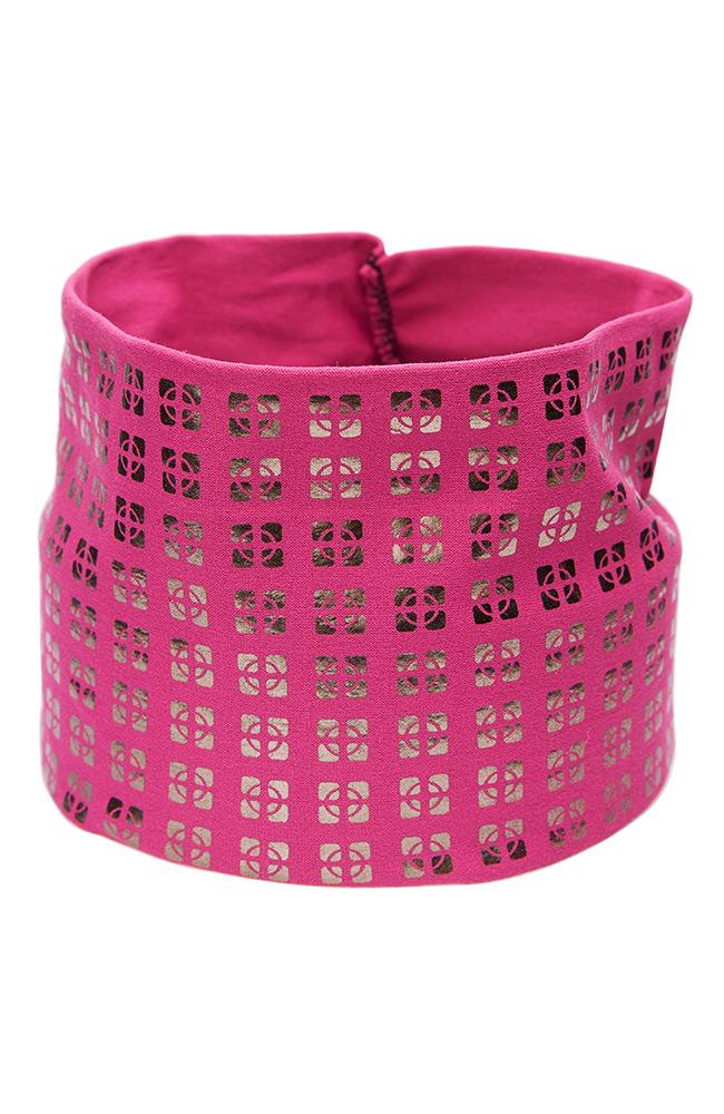 Metallic Geo Print Headwrap