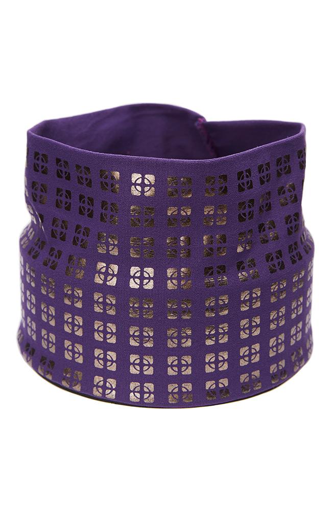 Metallic Geo Print Headwrap