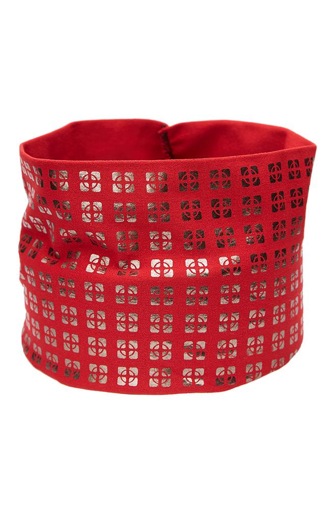 Metallic Geo Print Headwrap