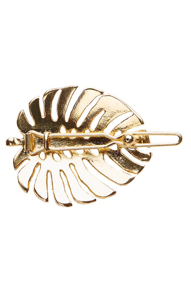 Small Leaf Tige Boule Barrette