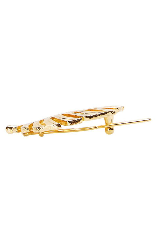 Small Leaf Tige Boule Barrette