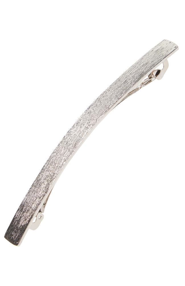 Textured Metal Long & Skinny Barrette