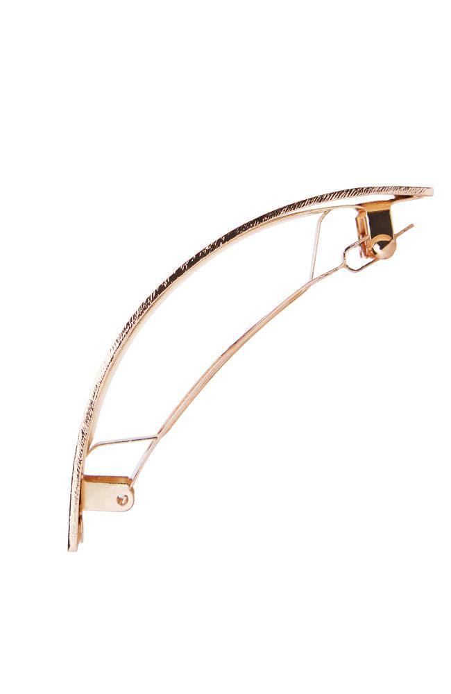 Textured Metal Volume Barrette