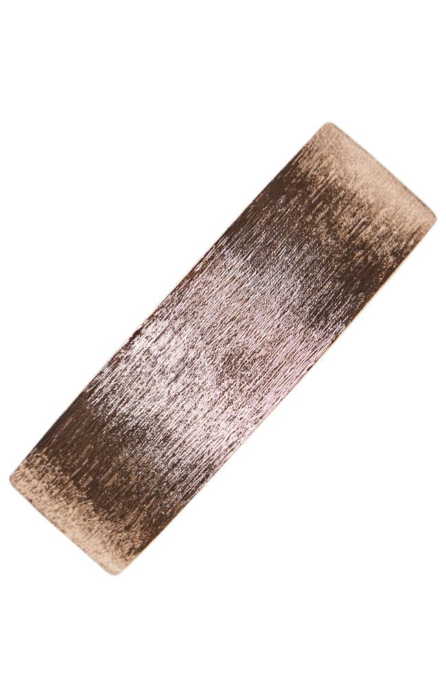 Textured Metal Volume Barrette