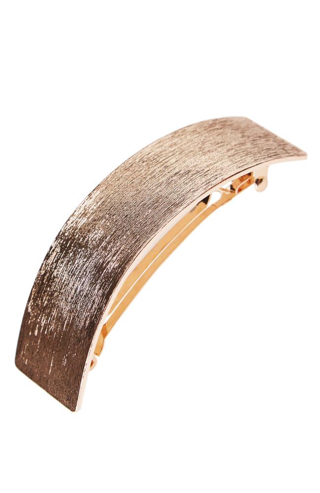 Textured Metal Volume Barrette
