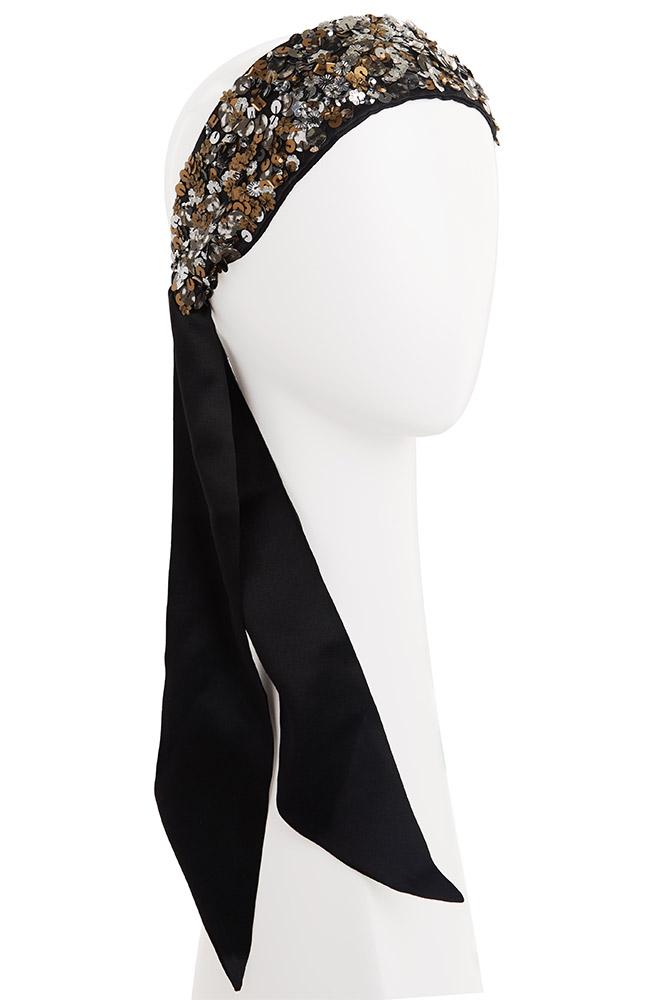 Joana Sequin Scarf Headwrap
