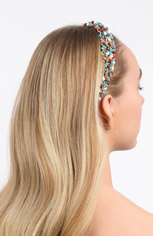 Confetti Beaded Headwrap