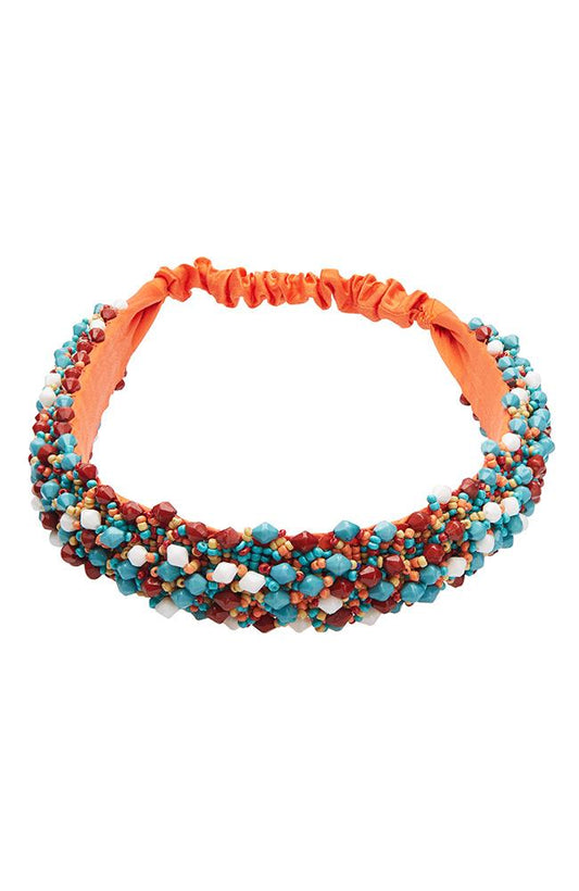 Confetti Beaded Headwrap