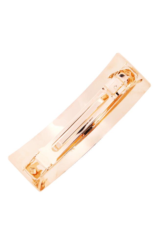 Shiny Metal Volume Barrette