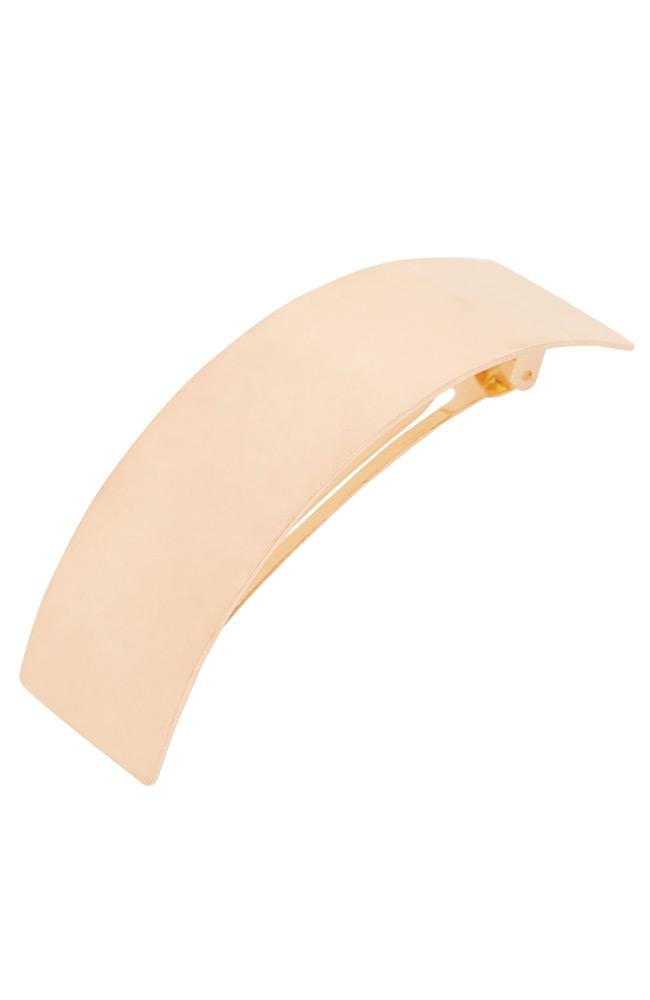 Shiny Metal Volume Barrette