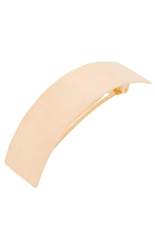 Shiny Metal Volume Barrette