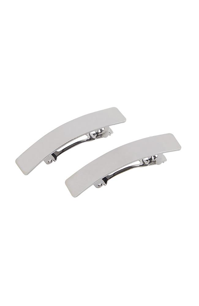 Shiny Metal Mini Barrette Pairs