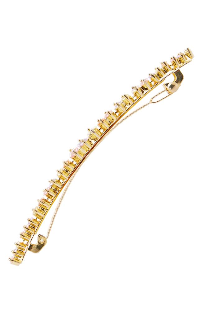 Marquise Crystal Long and Skinny Barrette