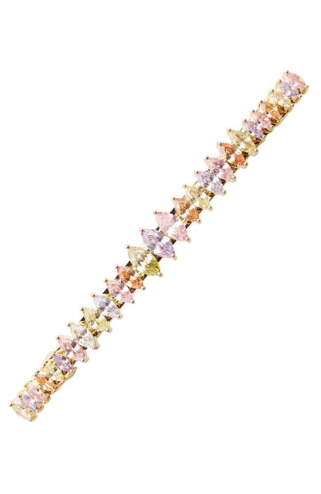 Marquise Crystal Long and Skinny Barrette