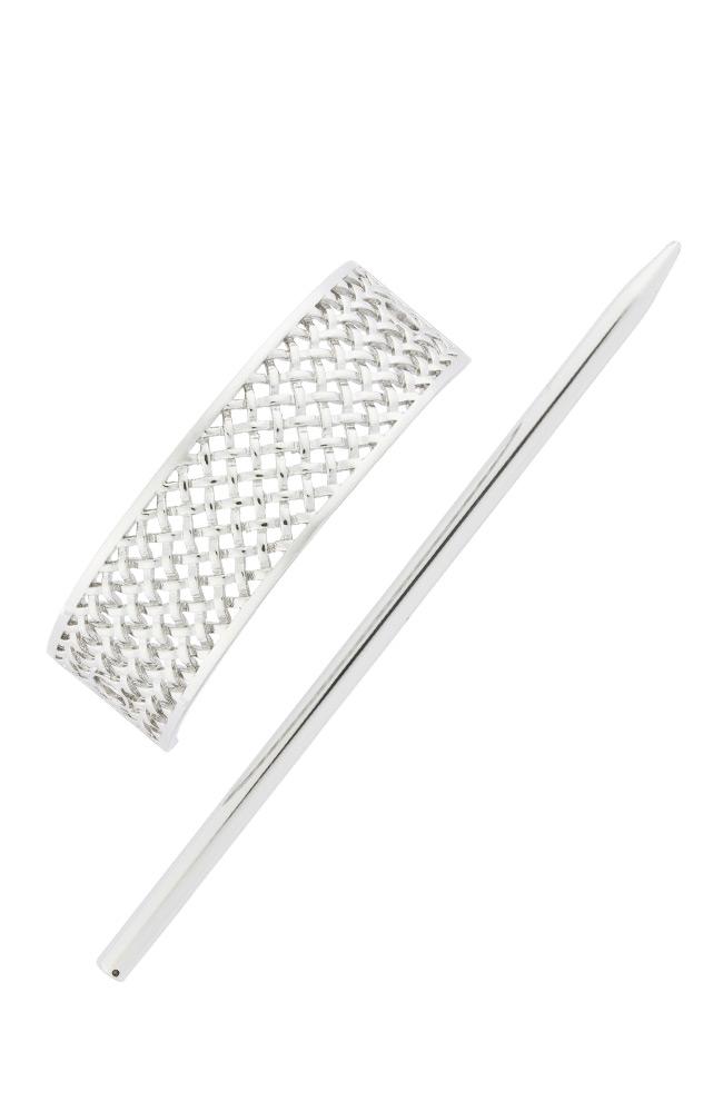 Narrow Woven Metal Slide
