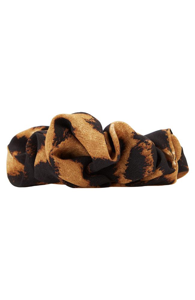 Classic Leopard print scrunchie, medium ponytail holder by L. Erickson
