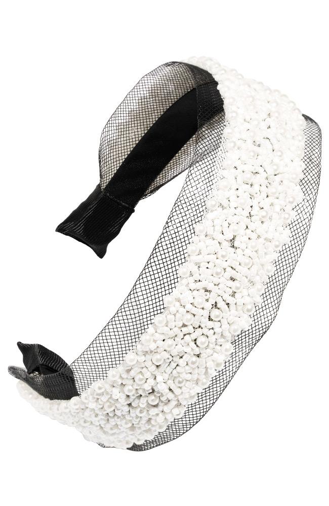 Net Beaded Headband