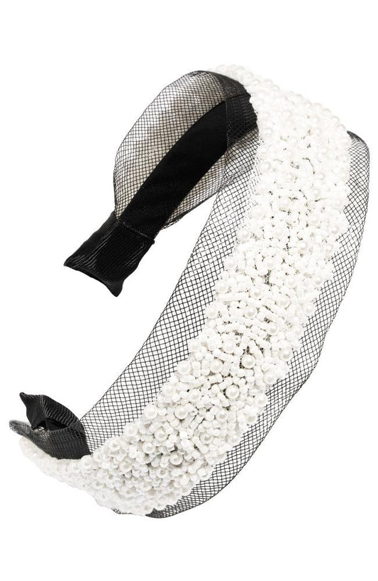 Net Beaded Headband