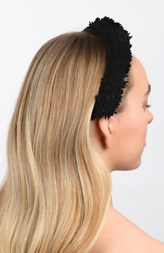 Leather Fringe Headband