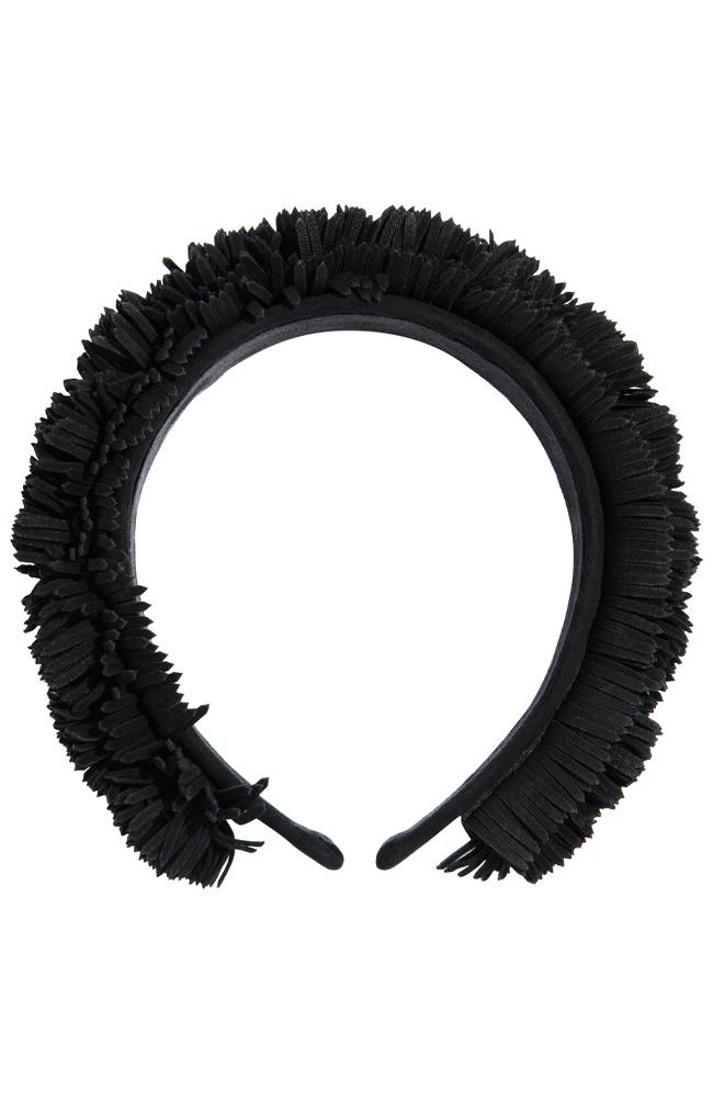 Leather Fringe Headband