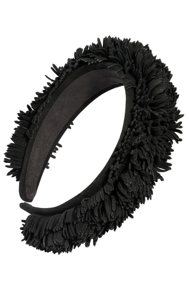 Leather Fringe Headband